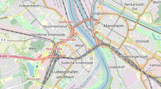 physical therapy on map