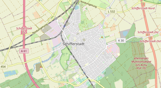 physical therapy on map