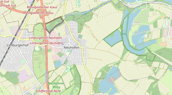 physical therapy on map