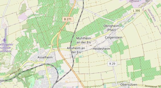 physical therapy on map