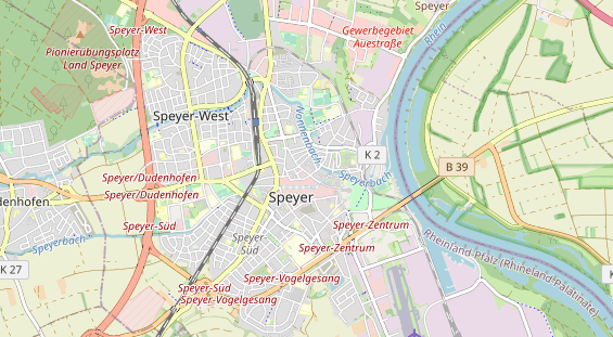 physical therapy on map