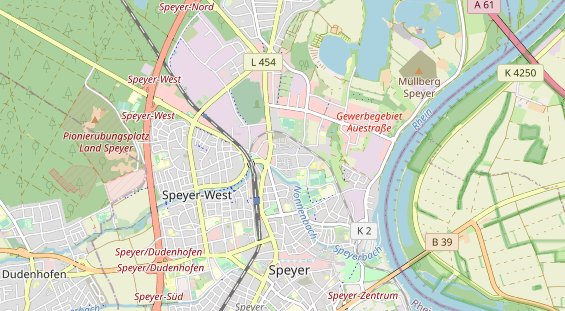 physical therapy on map