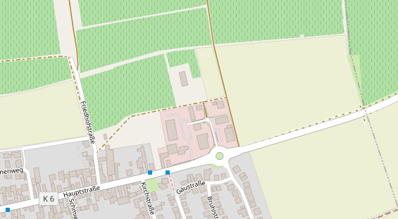 Physiotherapie auf Satellitenbild