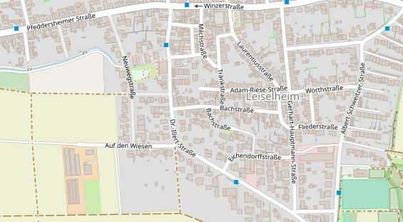 Physiotherapie auf Satellitenbild