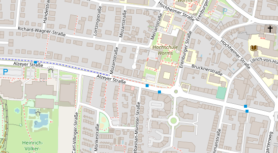 Physiotherapie auf Satellitenbild