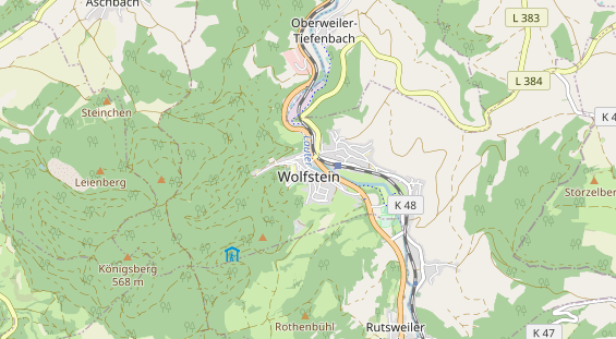 physical therapy on map