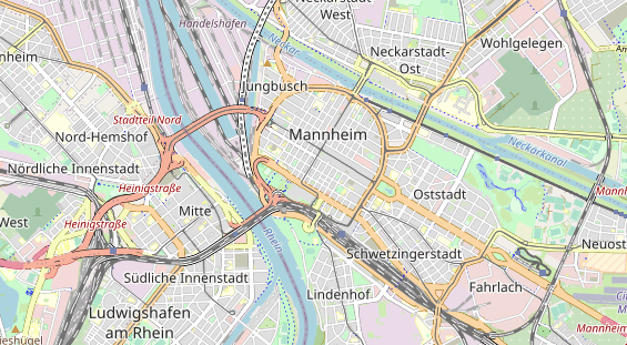 physical therapy on map