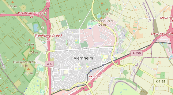 physical therapy on map