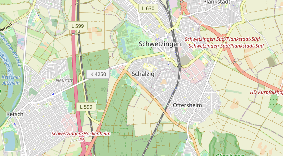 physical therapy on map