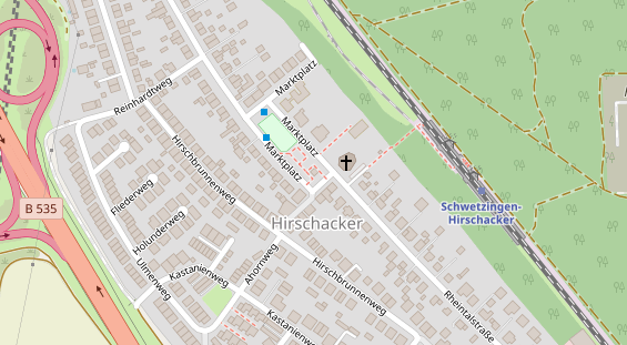 Physiotherapie auf Satellitenbild