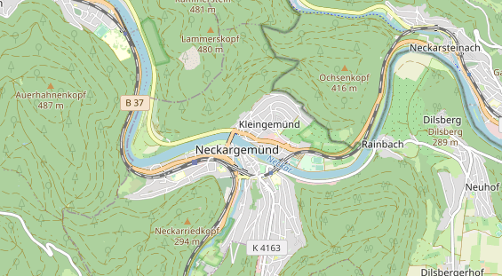 physical therapy on map