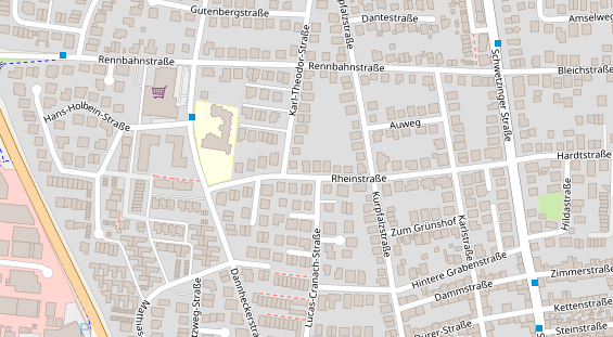 Physiotherapie auf Satellitenbild