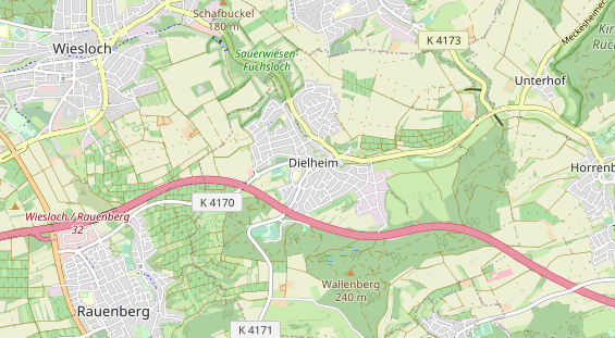 physical therapy on map