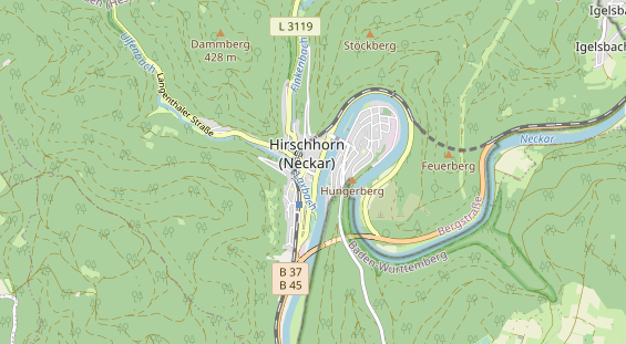 physical therapy on map