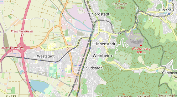 physical therapy on map