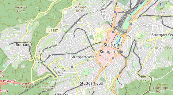 physical therapy on map
