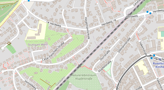 Physiotherapie auf Satellitenbild