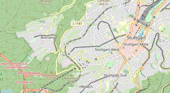 physical therapy on map