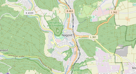 physical therapy on map