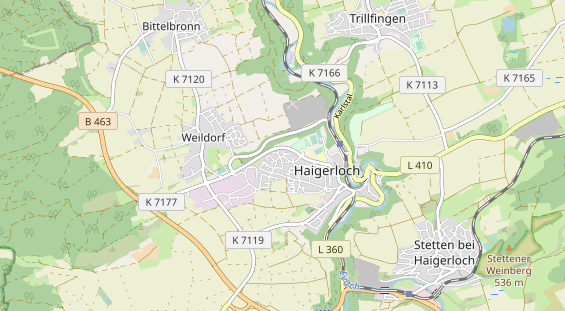 physical therapy on map
