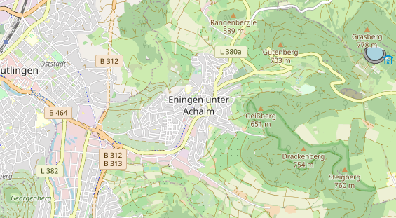 physical therapy on map