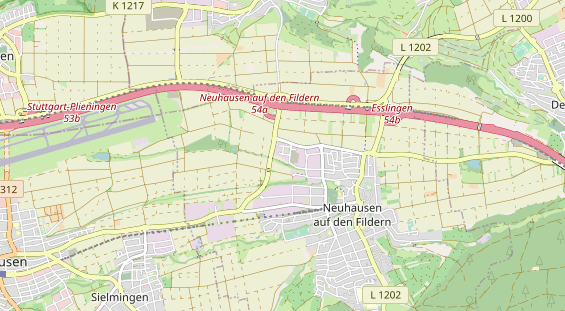physical therapy on map
