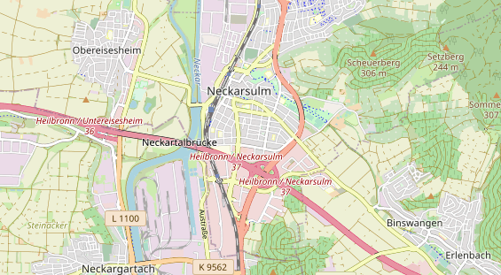 physical therapy on map