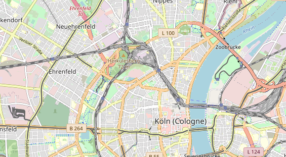 physical therapy on map