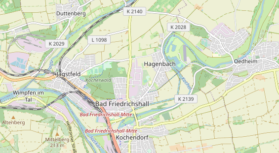 physical therapy on map