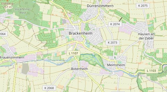 physical therapy on map