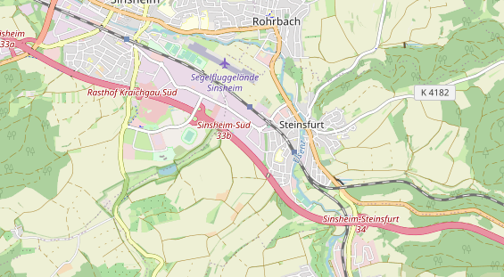 physical therapy on map