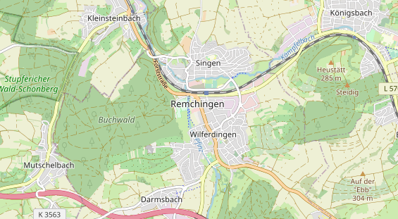 physical therapy on map