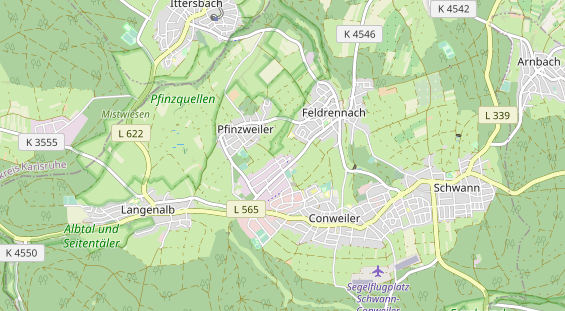 physical therapy on map