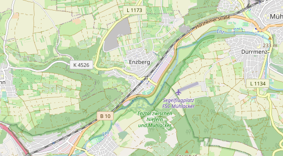 physical therapy on map