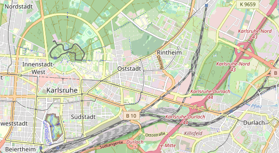 physical therapy on map
