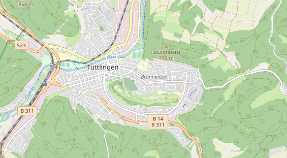 physical therapy on map