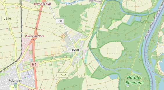 physical therapy on map