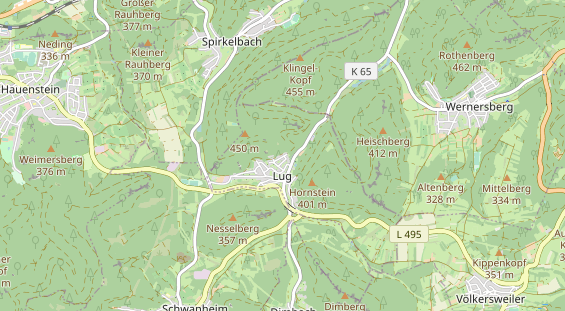 physical therapy on map