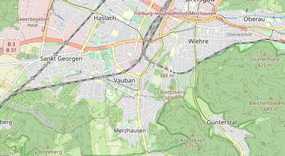 physical therapy on map