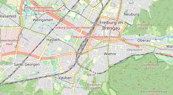 physical therapy on map