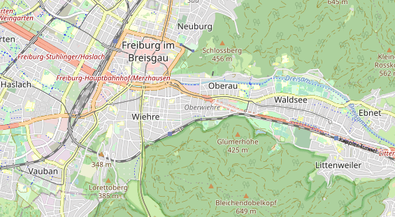 physical therapy on map