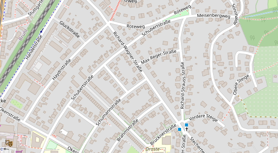 Physiotherapie auf Satellitenbild