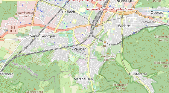 physical therapy on map