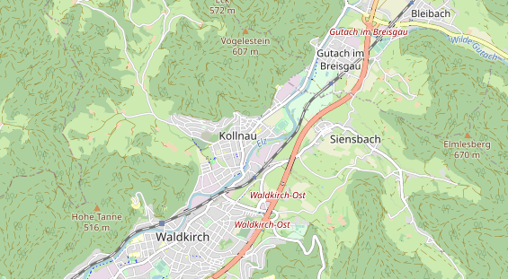 physical therapy on map