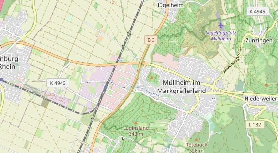 physical therapy on map