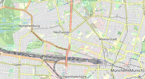 physical therapy on map