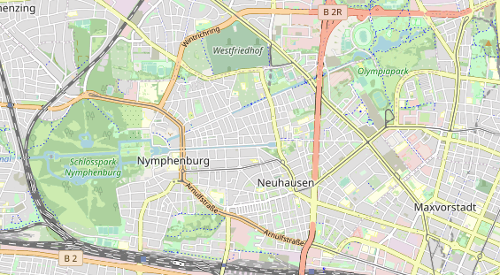 physical therapy on map