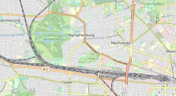 physical therapy on map