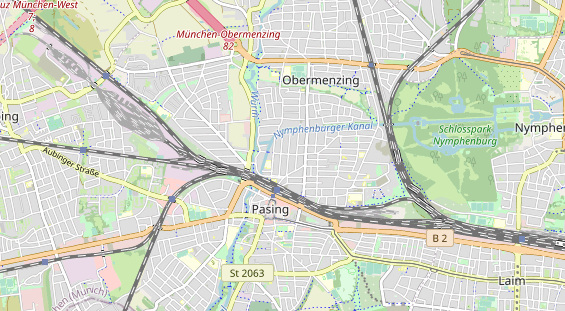 physical therapy on map