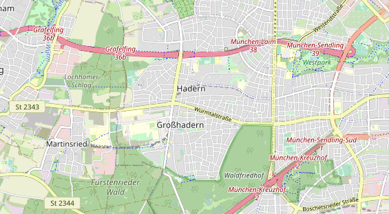 physical therapy on map